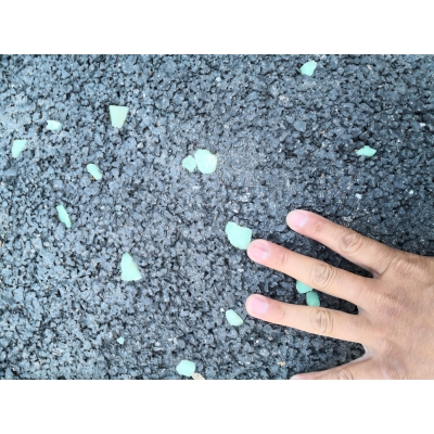 发光沥青星光路面